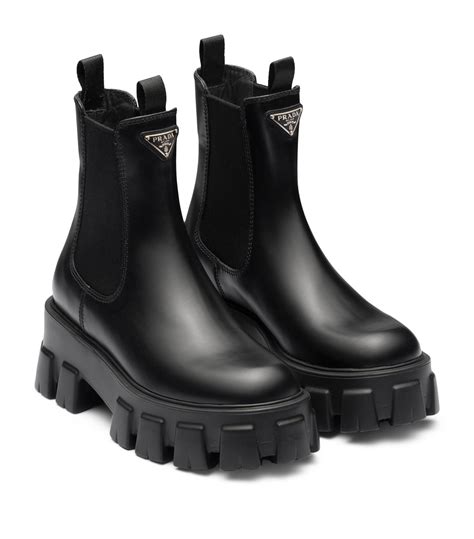 nylon boots prada|prada 55 leather ankle boots.